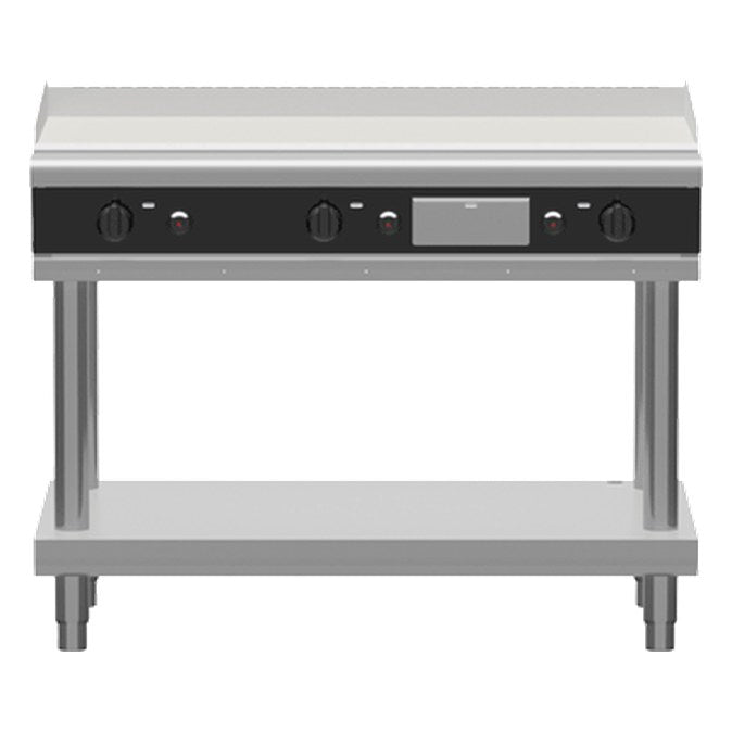 Waldorf Bold 1200mm Gas Griddle Low Back Version - Leg Stand - GPLB8120G-LS