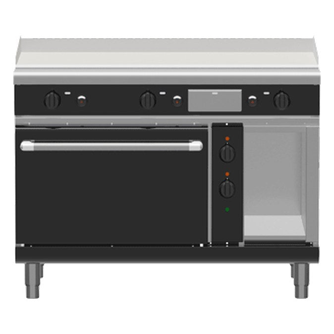 Waldorf Bold 1200mm Gas Griddle Electric Static Oven Range - GPB8121GE