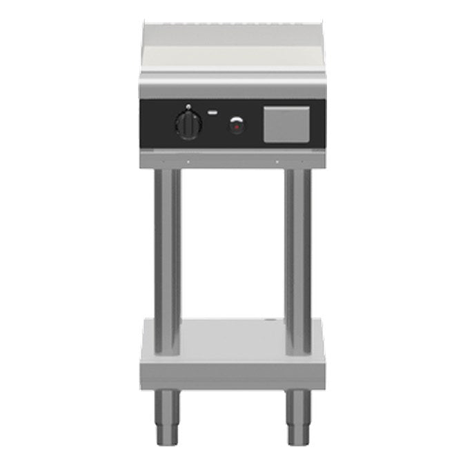 Waldorf Bold 450mm Gas Griddle Low Back Version - Leg Stand - GPLB8450G-LS