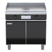 Waldorf Bold 900mm Electric Griddle Low Back Version - Cabinet Base - GPLB8900E-CD