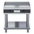 Waldorf Bold 900mm Electric Griddle Low Back Version - Leg Stand - GPLB8900E-LS