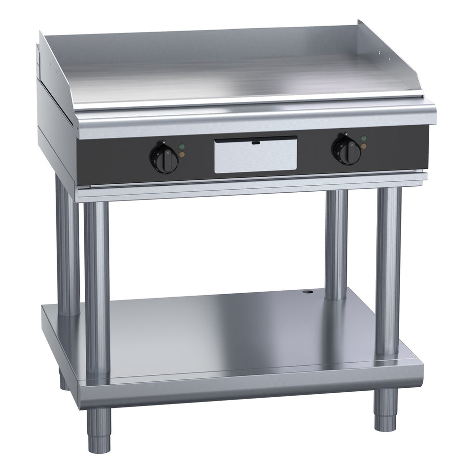 Waldorf Bold 900mm Electric Griddle Low Back Version - Leg Stand - GPLB8900E-LS