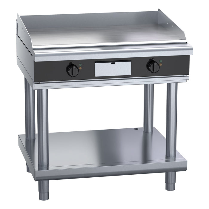Waldorf Bold 900mm Electric Griddle Low Back Version - Leg Stand - GPLB8900E-LS