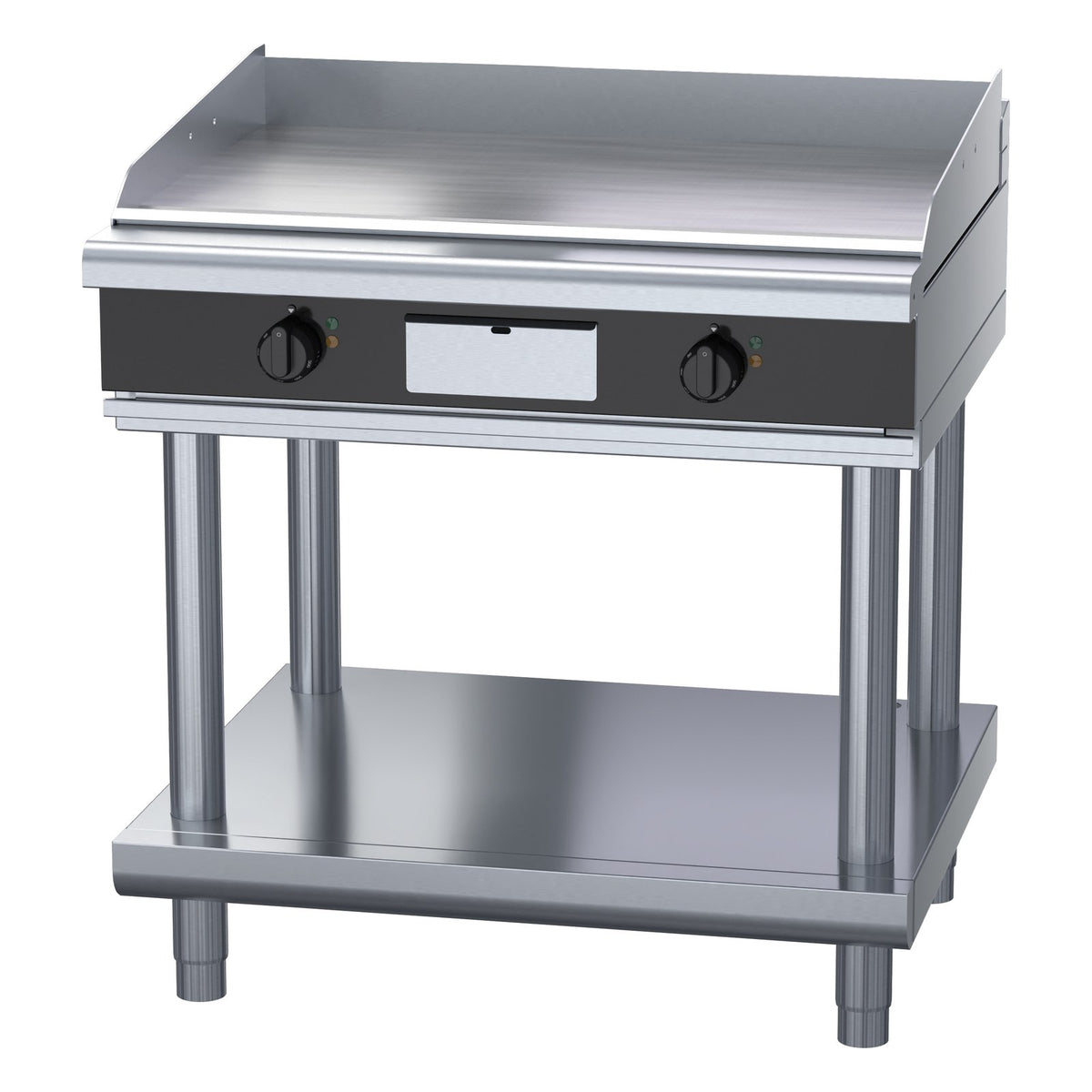 Waldorf Bold 900mm Electric Griddle Low Back Version - Leg Stand - GPLB8900E-LS