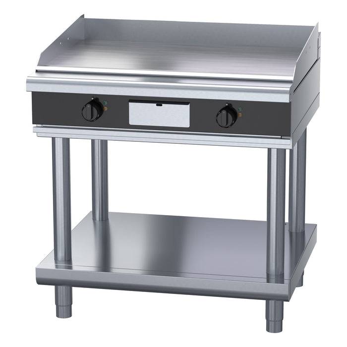 Waldorf Bold 900mm Electric Griddle Low Back Version - Leg Stand - GPLB8900E-LS