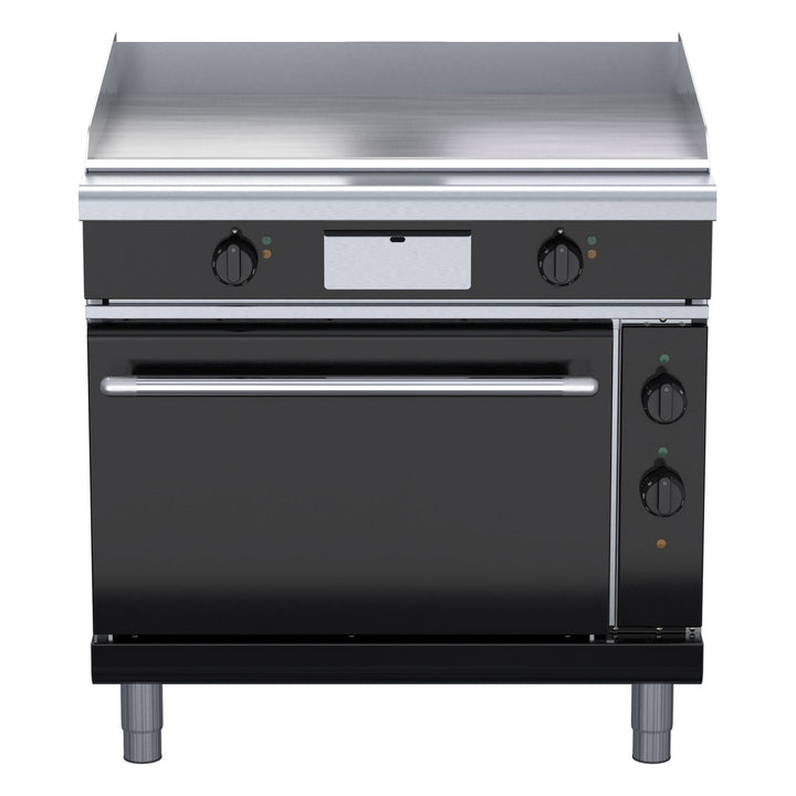 Waldorf Bold 900mm Electric Griddle Convection Oven Range Low Back Version - GPLB8910EC