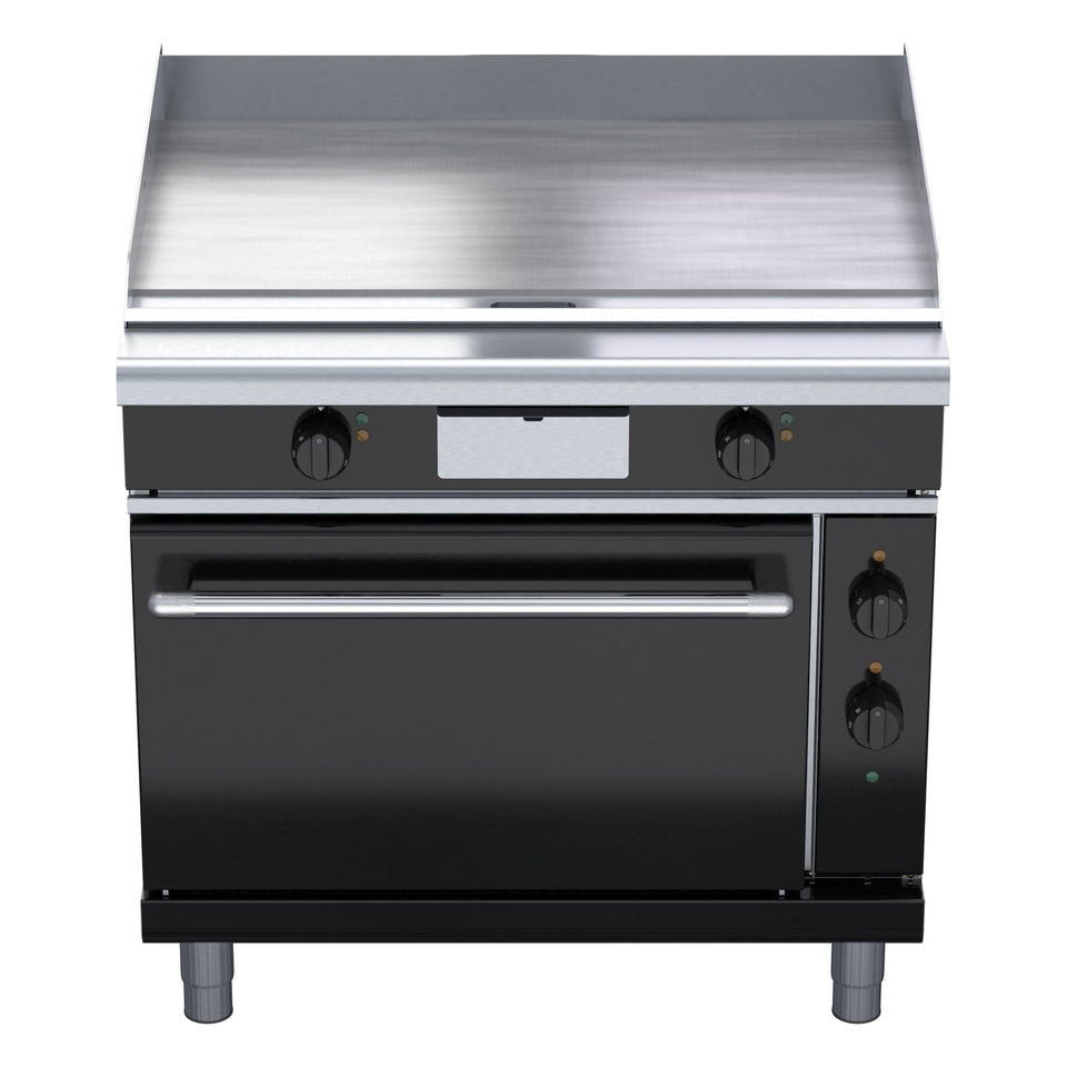 Waldorf Bold 900mm Electric Griddle Static Oven Range Low Back Version - GPLB8910E