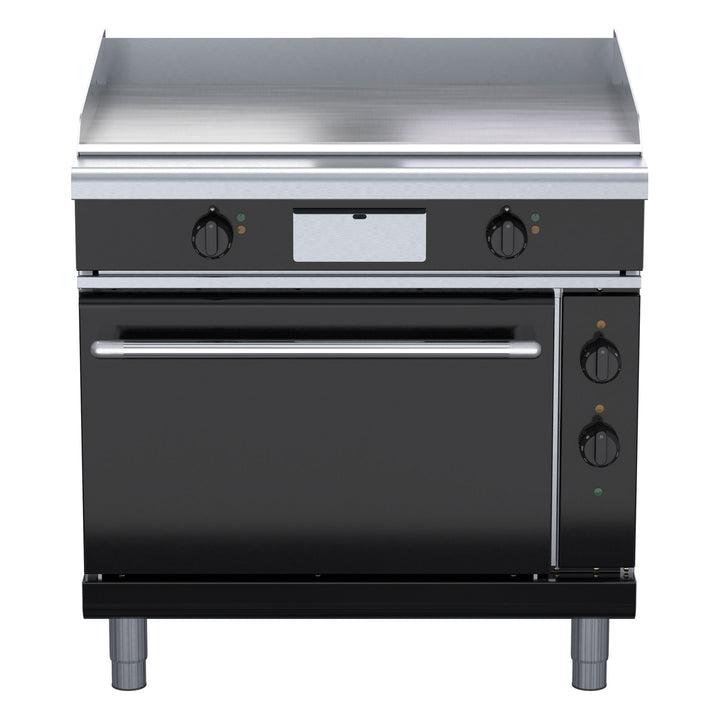 Waldorf Bold 900mm Electric Griddle Static Oven Range Low Back Version - GPLB8910E