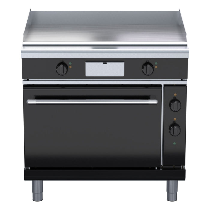 Waldorf Bold 900mm Electric Griddle Static Oven Range Low Back Version - GPLB8910E
