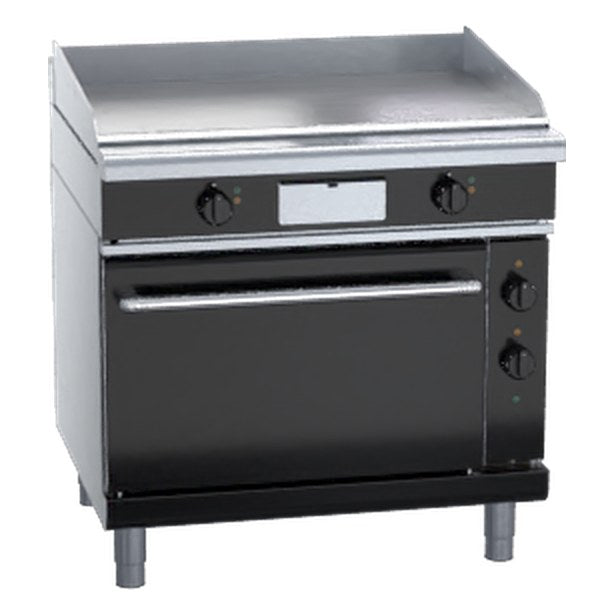 Waldorf Bold 900mm Electric Griddle Static Oven Range Low Back Version - GPLB8910E