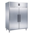 Glacian Stainless Steel Upright 2 Door Fridge - GUC1140