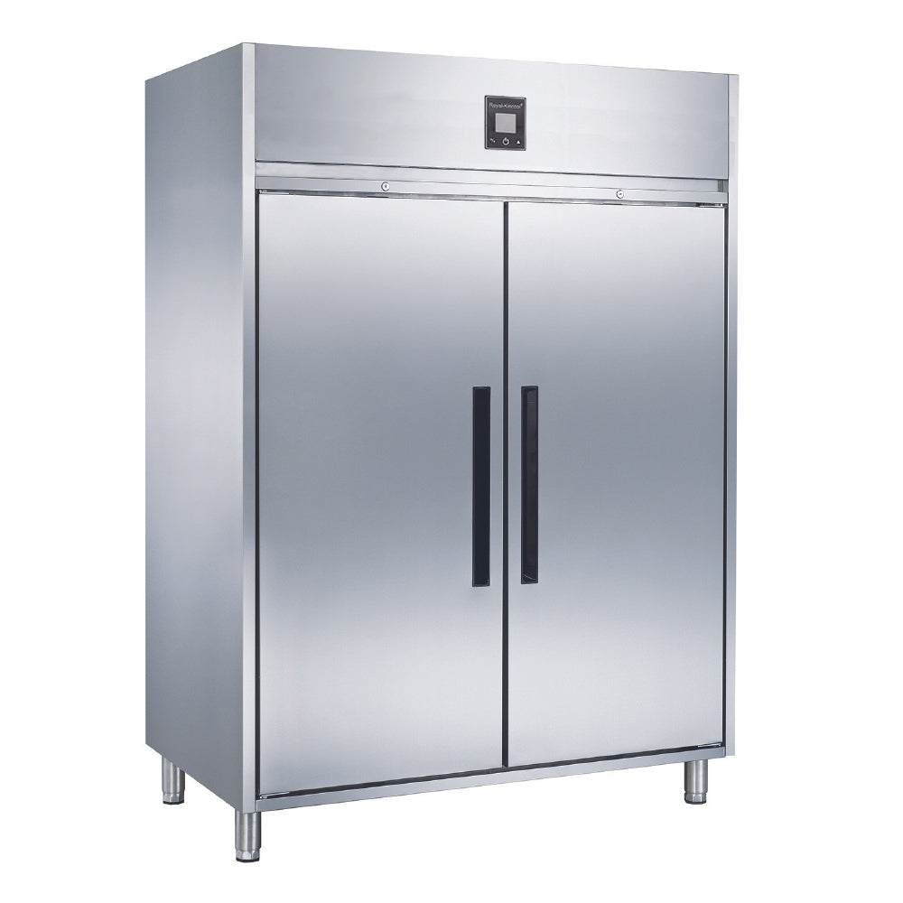 Glacian Stainless Steel Upright 2 Door Fridge - GUC1140