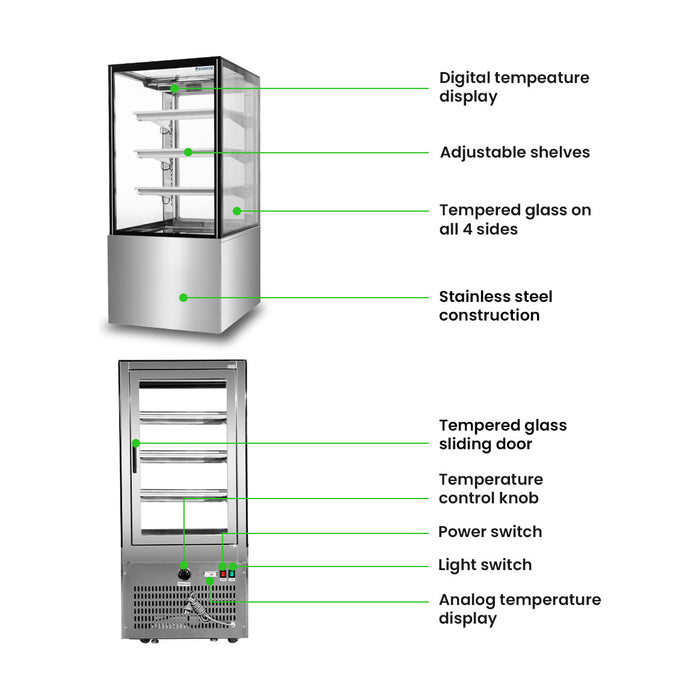 Bonvue Heated Display Cabinet - H-SF820V