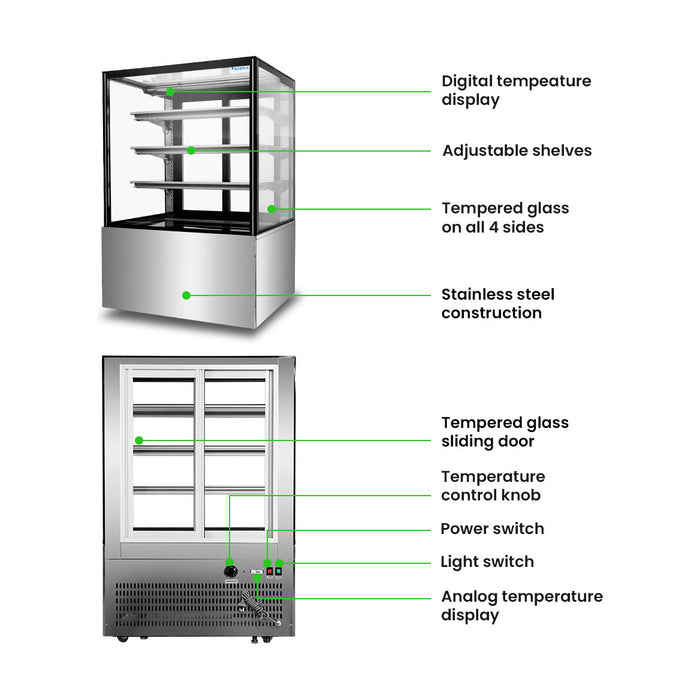 Bonvue Heated Display Cabinet - H-SF830V