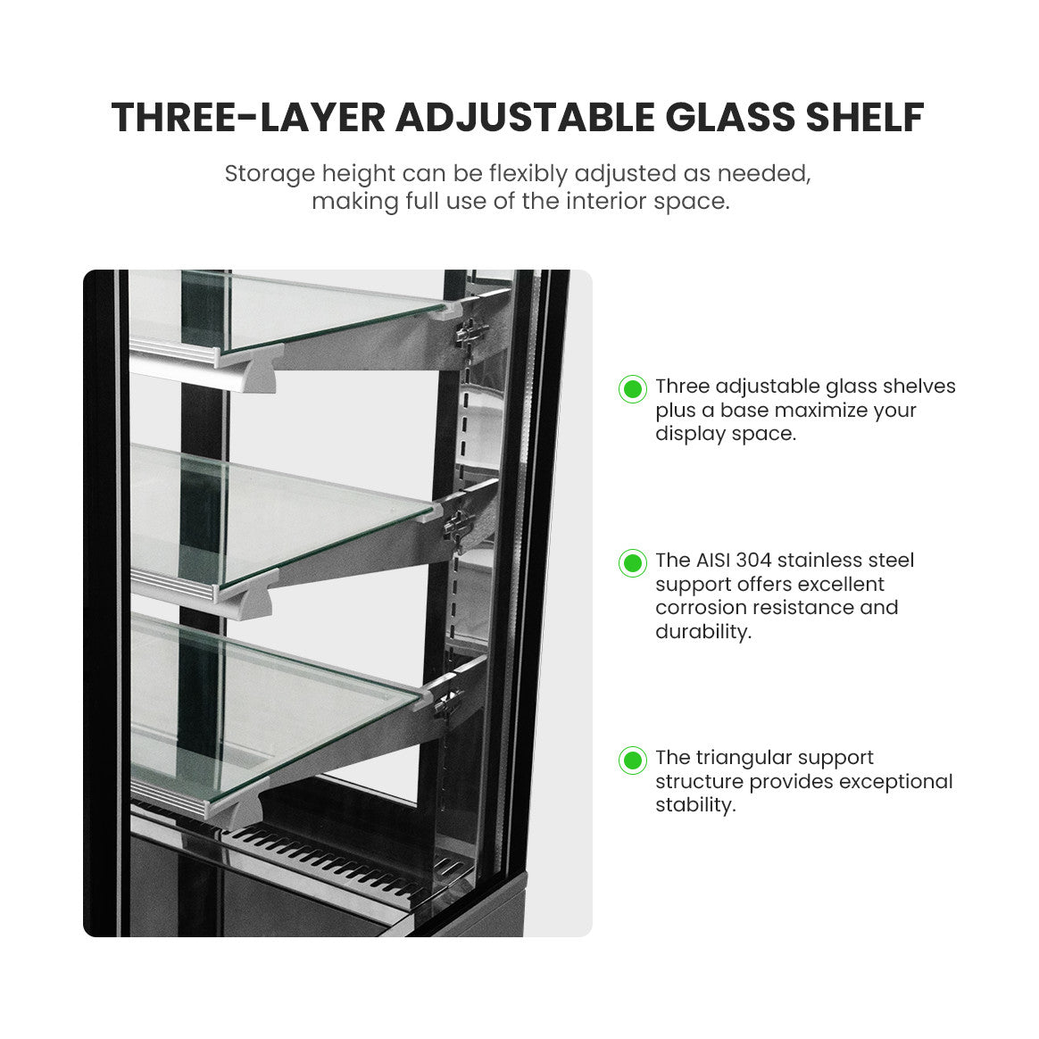 Bonvue Heated Display Cabinet - H-SF830V
