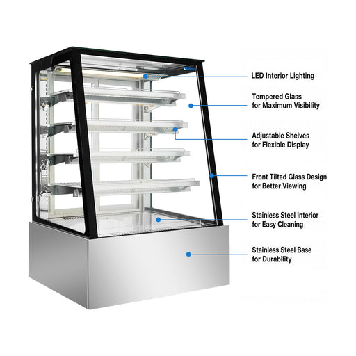 Bonvue Deluxe Heated Display Cabinet 5 Tier 900mm - H-SLP830C