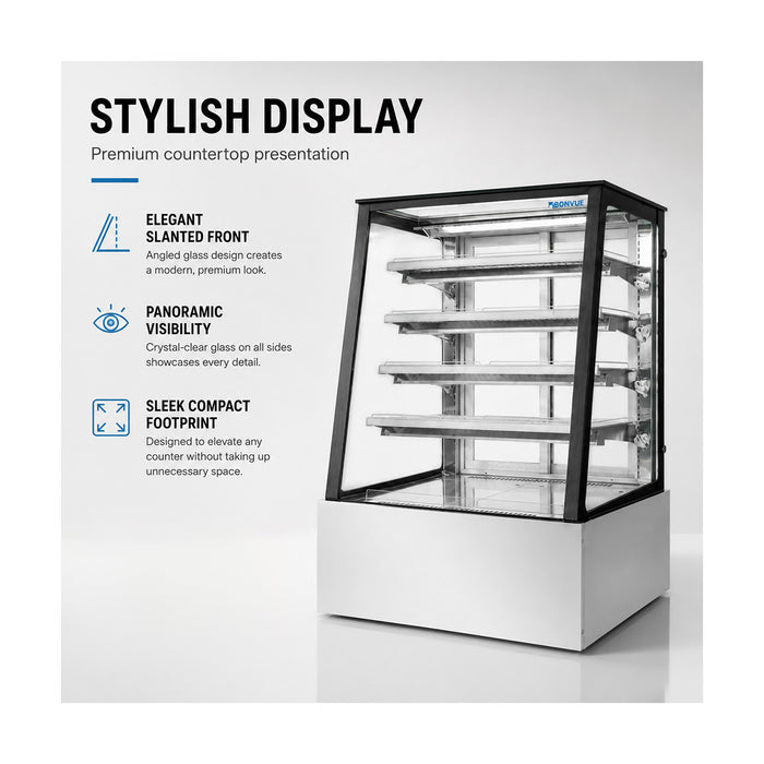 Bonvue Deluxe Heated Display Cabinet 5 Tier 900mm - H-SLP830C