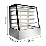 Bonvue Deluxe Heated Display Cabinet 5 Tier 1200mm- H-SLP840C
