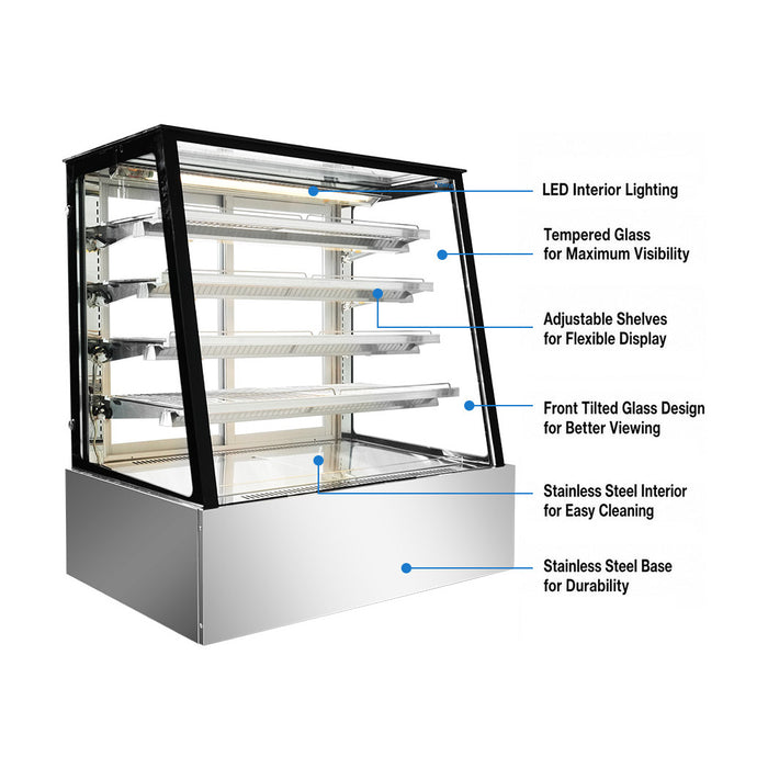 Bonvue Deluxe Heated Display Cabinet 5 Tier 1200mm- H-SLP840C