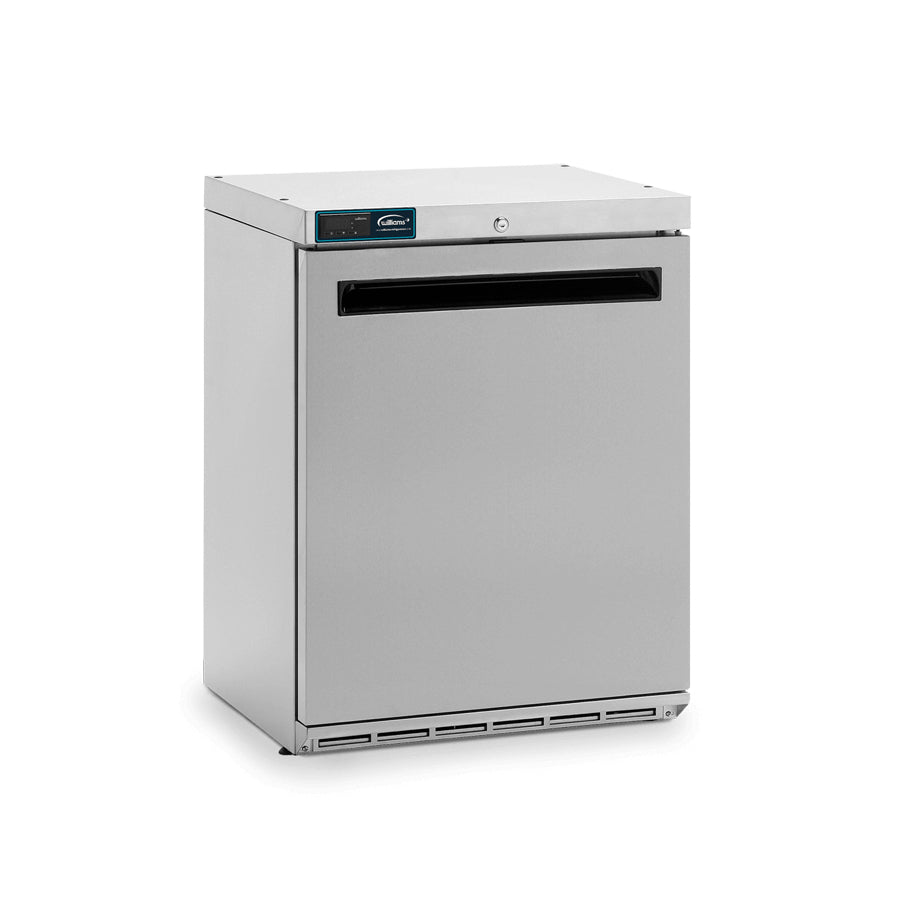 Williams Amber Hydrocarbon - One Door Under Counter Storage Fridge - HA135SS-HC