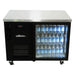 Williams Boronia - One Glass Door Black Colorbond Under Counter Display Fridge - HB1UGB
