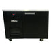 Williams Boronia - One Solid Door Black Colorbond Under Counter Display Fridge - HB1USB