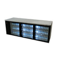 Williams Boronia - Three Glass Door Black Colorbond Remote Under Bench Fridge - HB3RGB