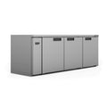 Williams Boronia - Three Solid Door Black Colorbond Remote Under Bench Fridge - HB3RSB