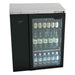 Williams Cameo - One Glass Door Black Colorbond Remote Back Bar Counter Display Fridge - HC1RGB