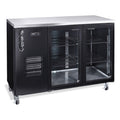 Williams Cameo - One Glass Door Black Colorbond Under Counter Display Fridge - HC1UGB