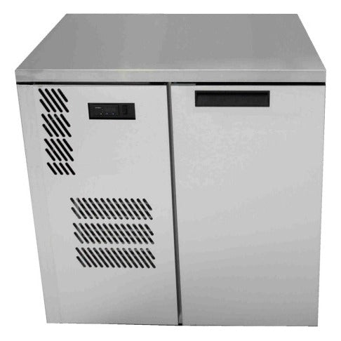 Williams Cameo - One Solid Door Stainless Steel Under Counter Display Fridge - HC1USS