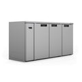 Williams Cameo - Three Solid Door Stainless Steel Remote Back Bar Counter Display Fridge - HC3RSS