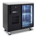 Williams Cameo Mini - Two Glass Door Stainless Steel Under Counter Display Fridge - HCM2UGSHC