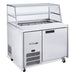 Williams Jade Sandwich - One Door Stainless Steel Prep Counter Fridge With Blown Air Well and Canopy - HJ1SCBASS