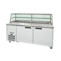 Williams Jade Sandwich - Two Door Prep Counter Fridge With Blown Air Well - Without Canopy - HJ2SCBA-000-N
