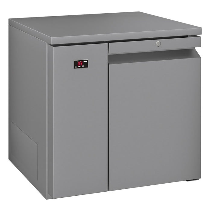 Williams Opal - One Solid Door Stainless Steel Remote Under Counter Storage Fridge - HO1RSS