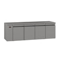 Williams Opal - Four Solid Door Stainless Steel Remote Under Counter Fridge - HO4RSS