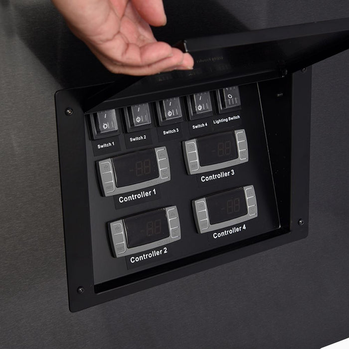 Bromic Open Hot Display Full Height 1000mm - HOFHM1000