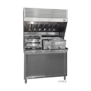 Modular Systems Stainless Steel Bench Top Filtered Hood 1200mm - HOOD1200A