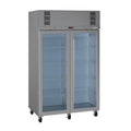 Williams Pearl - Two Glass Door Stainless Steel Upright Display Fridge - HP2GSHC