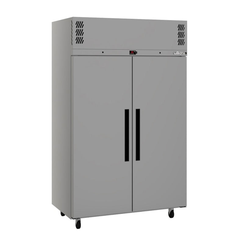 Williams Pearl - Two Solid Door Stainless Steel Upright Storage Fridge - HP2SSHC