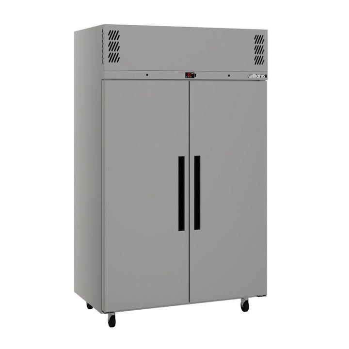 Williams Pearl - Two Solid Door Stainless Steel Upright Storage Fridge - HP2SSHC