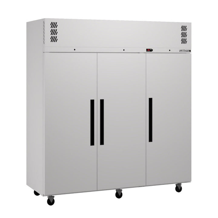 Williams Pearl - Three Solid Door White Colorbond Upright Storage Fridge - HP3SWHC