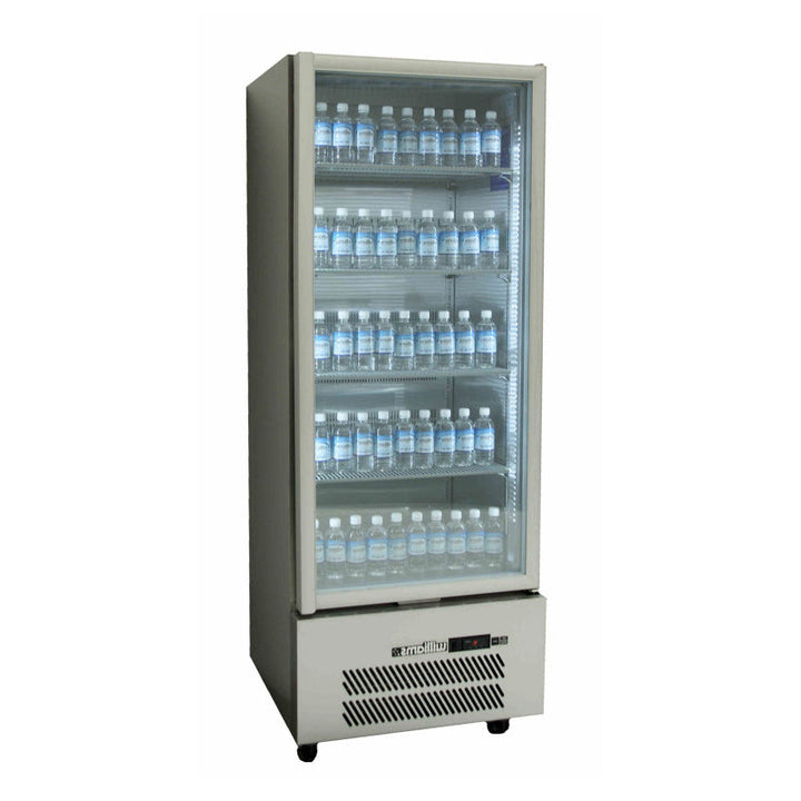 Williams Quartz Star - One Glass Door Stainless Steel Upright Display Fridge - HQS1GSHC