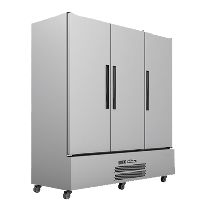 Williams Quartz Star - Three Solid Door White Colorbond Upright Storage Fridge - HQS3SWHC