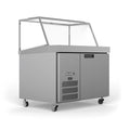 Williams Banksia - One Door Stainless Steel Prep Counter Fridge With Angled Blown Air Well - Without Canopy - HSP18UBASS-000-N