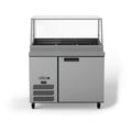 Williams Banksia - One Door White Colorbond Prep Counter Fridge With Flat Blown Air Well and Canopy - HSP3UBA