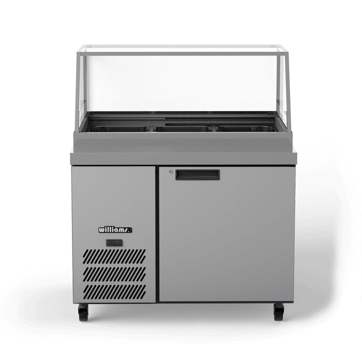Williams Banksia - One Door Prep Counter Fridge With Flat Blown Air Well - Without Canopy - HSP3UBA-000-N