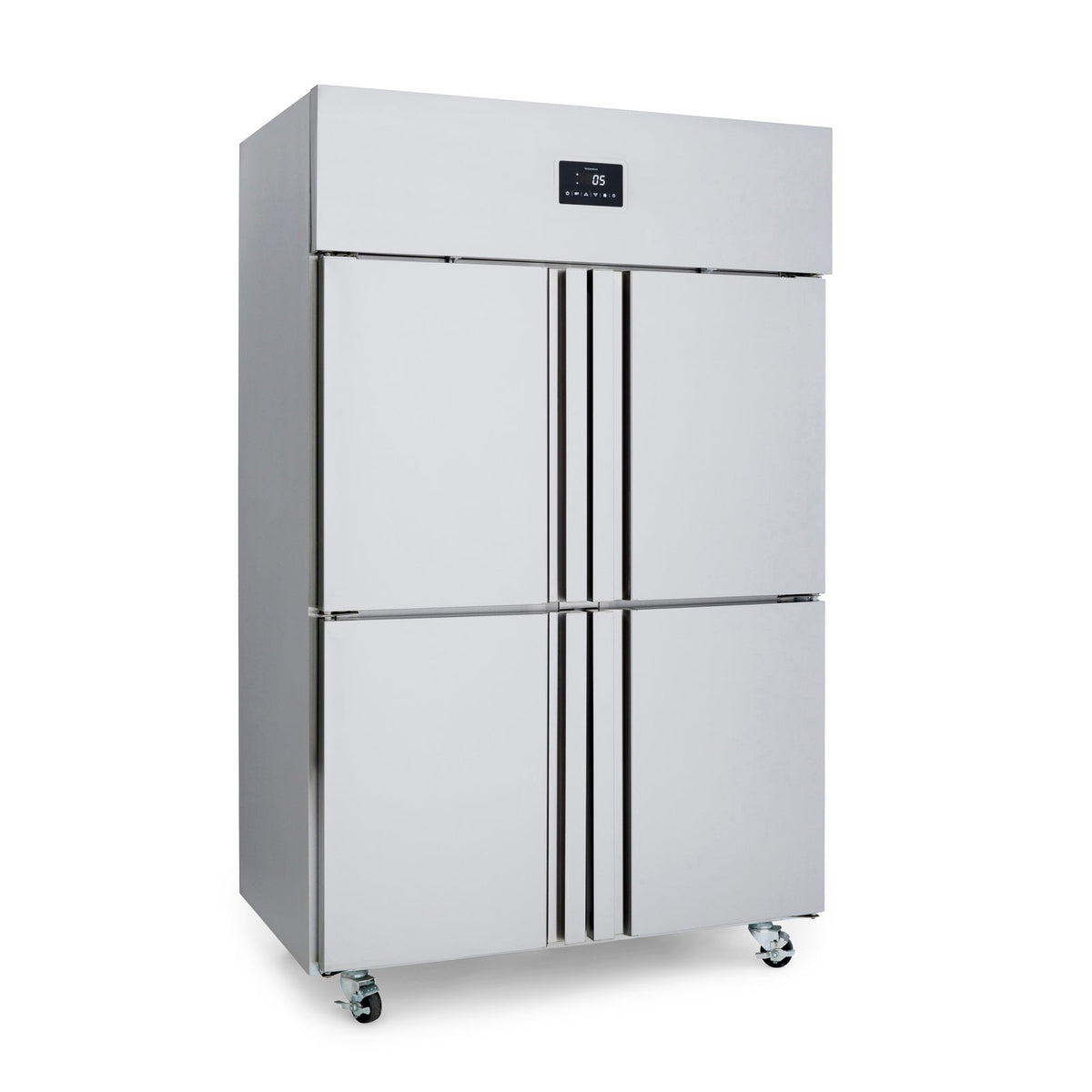 Williams Topaz - Two Solid Door Upright Storage Fridge - HT2SSHC