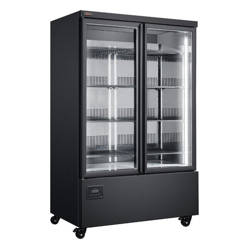 Williams Topaz Upright - Two Glass Door Upright Display Fridge - HTB2GBHC